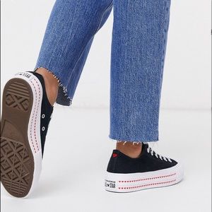 CONVERSE Chuck Taylor Lift Platform ❤️Blk Sneakers